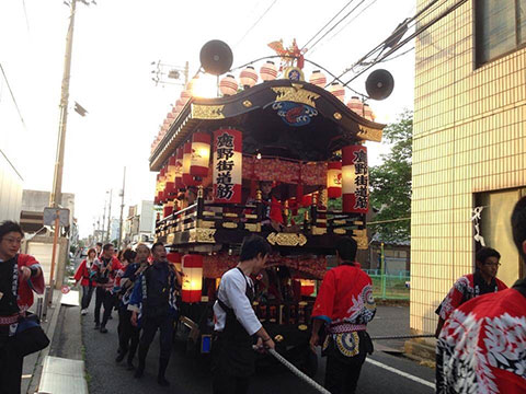 鹿野街道筋屋台