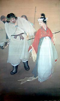 石井林響作「木華開耶姫」